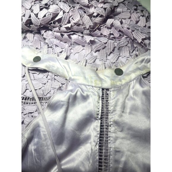 Bardot Gemme Dress Lace Halter Ladies Size 8 Lavender Lilac Color - Picture 13 of 16